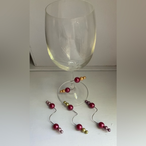 NWT Pampered Chef Drink Charms - Set of 4 - Style #2154 - Picture 3 of 11